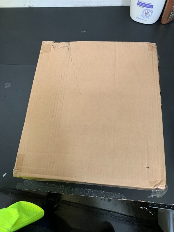 Photo 1 of **INCOMPLETE** Amazon Basics Sturdy Rectangular Desktop Organizer with 3 Trays, Sliding Drawer and Hanging File Holder for Office Supplies, Black