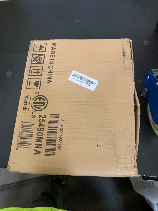 Photo 1 of **DAMAGED** Hamilton Beach Dual Breakfast Sandwich Maker with Timer, Ready in 5 Minutes, Removable Dishwasher Safe PFAS-Free Non-Stick Egg Cooker Ring, Silver (25490MNA)