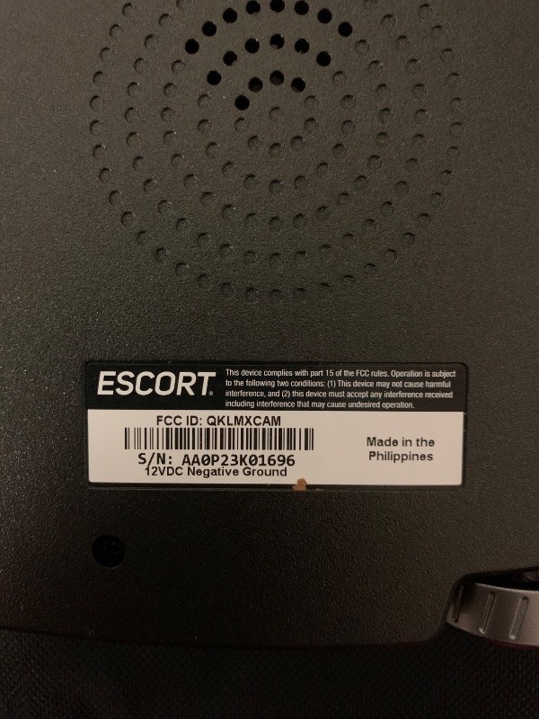 Photo 1 of Escort MAXcam 360c Laser Radar Detector and Dash Camera - Great Range, 360° Protection, Shared Alerts, Incident Reports, Apple CarPlay and Android Auto Compatible, 16GB SD Card Included
