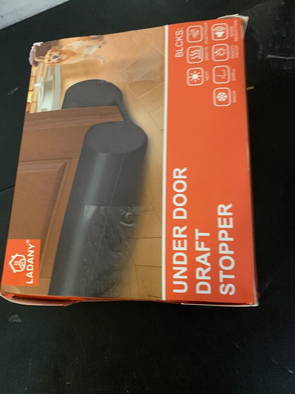 Photo 1 of (2 Pack) Under Door Draft Stopper, Draft Stopper for Bottom of Door, Adjustable 30-36 Inch Door Draft Blocker, Under Door Gap Filler, Easy Install Door Seal, Helps Reduce Drafts, Noise and Heat Loss