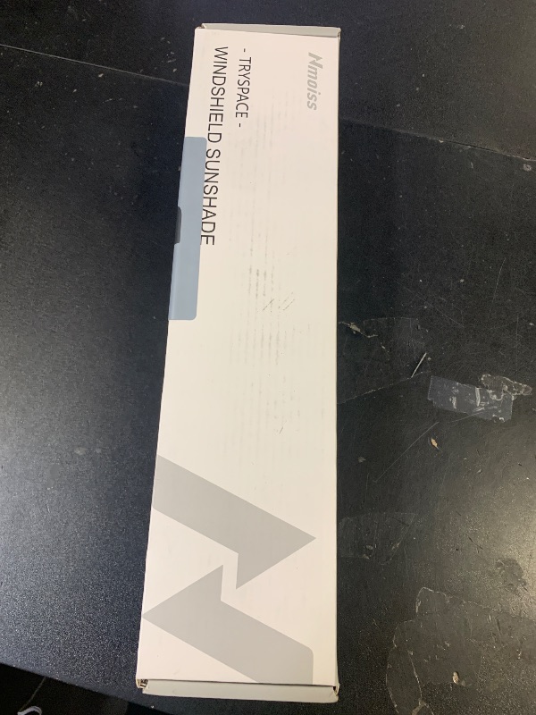 Photo 1 of [Upgraded] Nmoiss Windshield Sun Shade Umbrella - [Vinyl Coating Heat Shield] Protect Car from Sun Rays & Heat Damage Keep Cool and Protect Interior, Spring Structure Edge Medium 56" L x 31" W