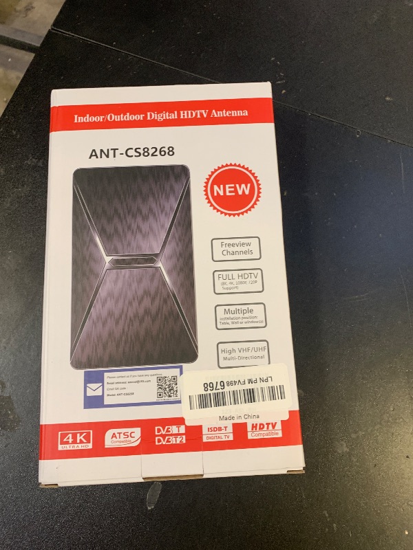 Photo 1 of 2026 Upgraded Indoor TV Antenna, 3600+ Miles Range HD Digital Antenna for Smart TV, Strongest with Amplified Signal Booster Supports 4K 8K 1080p All TVs- 38FT Coaxial Cable for Local Channels