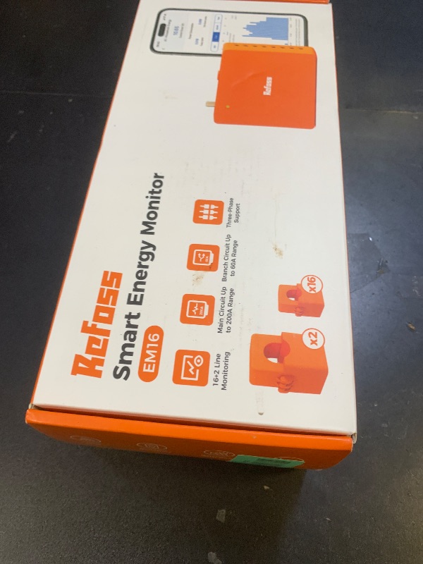 Photo 1 of Smart Home Energy Monitor Supports Home Assistant, Real-Time Accurate Energy Consumption Tracking, Electricity Usage Monitor with 16x60A Circuit Sensor, 36-Month History, Solar Metering, ETL Certified