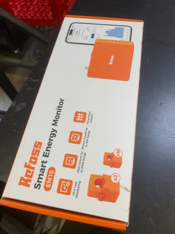 Photo 1 of Smart Home Energy Monitor Supports Home Assistant, Real-Time Accurate Energy Consumption Tracking, Electricity Usage Monitor with 16x60A Circuit Sensor, 36-Month History, Solar Metering, ETL Certified