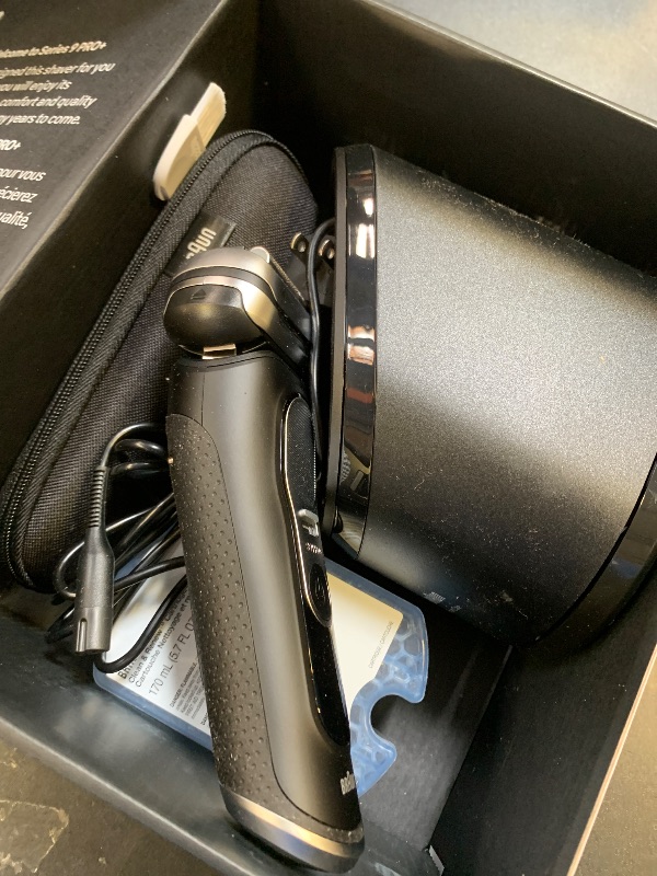 Photo 1 of Braun Series 9 PRO+ Electric Shaver, Pro SensoAdapt, 6in1 SmartCare Center, Wet & Dry Razor, 9660CCPS, Black