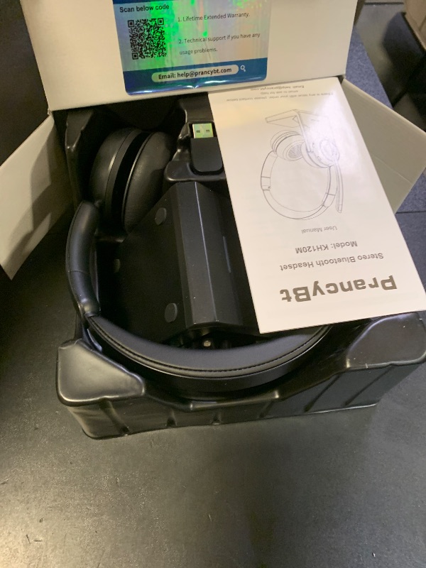 Photo 1 of (2025 Upgraded) Wireless Headset with Mic for Work, Bluetooth Headset with Noise Canceling Microphone with Dongle, Charging Base & Mic Mute, Wireless Headphones for Work from Home/PC/Computer