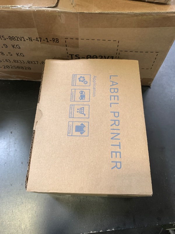 Photo 1 of Shipping Label Printer, 4x6 Bluetooth Thermal Label Printer for Shipping Packages Small Business Mailing, Support iOS, Android, Mac, Windows, Chrome, Used for UPS, USPS, Ebay, Etsy, Amazon, Navy Blue
