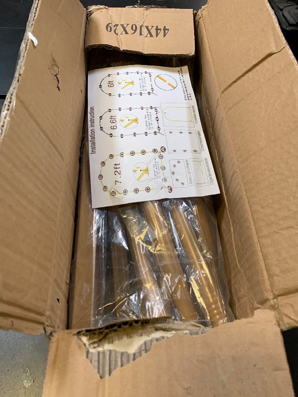 Photo 1 of 3 Pack Wedding Arch Backdrop Stand, (7.2FT, 6.6FT, 6FT) Gold Balloon Arch Stand, Set of 3 Metal Arched Frame Decoration for Wedding, Birthday, Baby Shower, Party