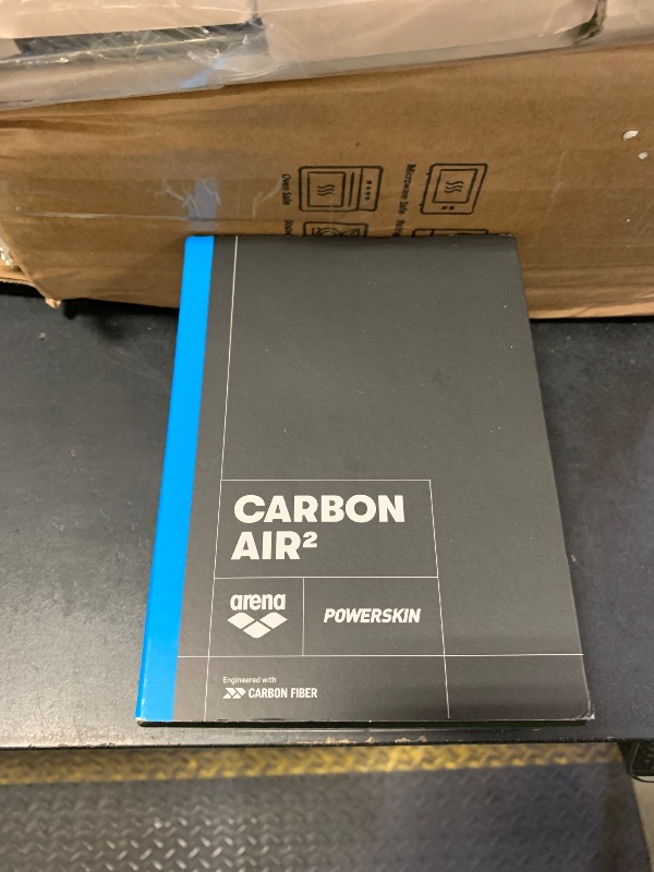 Photo 1 of ARENA Powerskin Carbon Air2 Men's Racing Jammer Athletic Tech Suit Competitive Racing Swimsuit Endurance Swimwear, Electric Blue/Dark Gray/Fluo Yellow, US Size 28