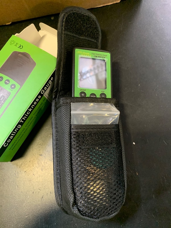 Photo 1 of Paint Thickness Gauge CM-8801FN – Automotive Coating Thickness Meter 0–1250µm (0–49mil) – Auto Fe/NFe Detection for Steel & Aluminum – Used Car Inspection Tool for Paint (CM-8801FN)