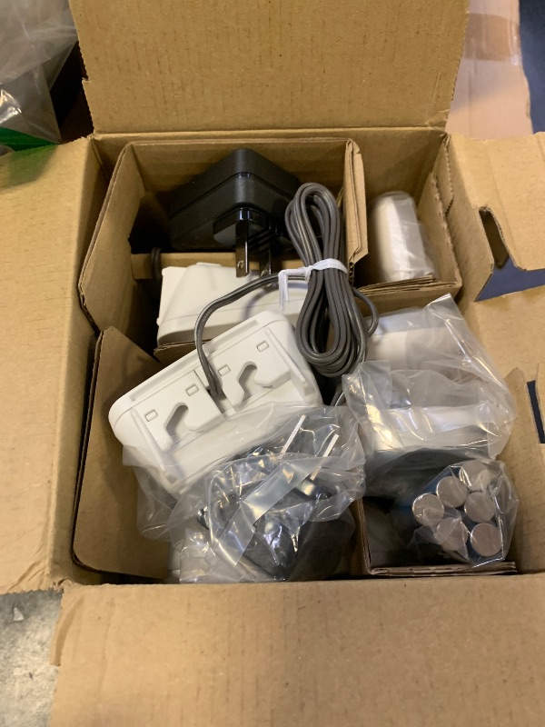 Photo 1 of Panasonic Cordless Phone with Answering Machine, Link2Cell Bluetooth Home Phones, Voice Assistant and Advanced Call Blocking, Expandable System with 3 Handsets - KX-TGD863W (White)