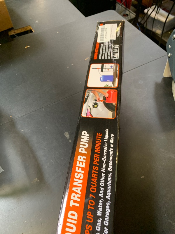 Photo 1 of HORUSDY Battery Portable Battery Operated Gas & Water Pump, Powered Fuel Transfer Pump, 2.2GPM Gasoline & Liquid Siphon Pump, Automatic Gas Pump for Gas Can & Tank, Handheld Liquid Transfer Pump