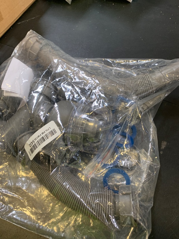 Photo 1 of **PARTIAL SET--**QruiLanTu Garbage Disposal Drain Kit, Kitchen Sink P-Trap 1 1/2, Space Saving, Visible, Clog Resistant, Odor Resistant, Easy to Clean Double Sink Drain