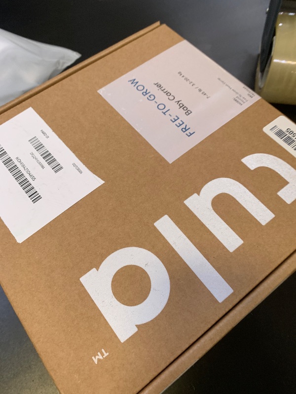 Photo 1 of Baby Tula Breathable Mesh Explore Panel Free-to-Grow Baby Carrier - Adjustable, Newborn to Toddler Carrier - Ergonomic Fit for 7lbs to 45lbs - 3 Position Carrying Options - Beyond (Steel Blue/Dash)