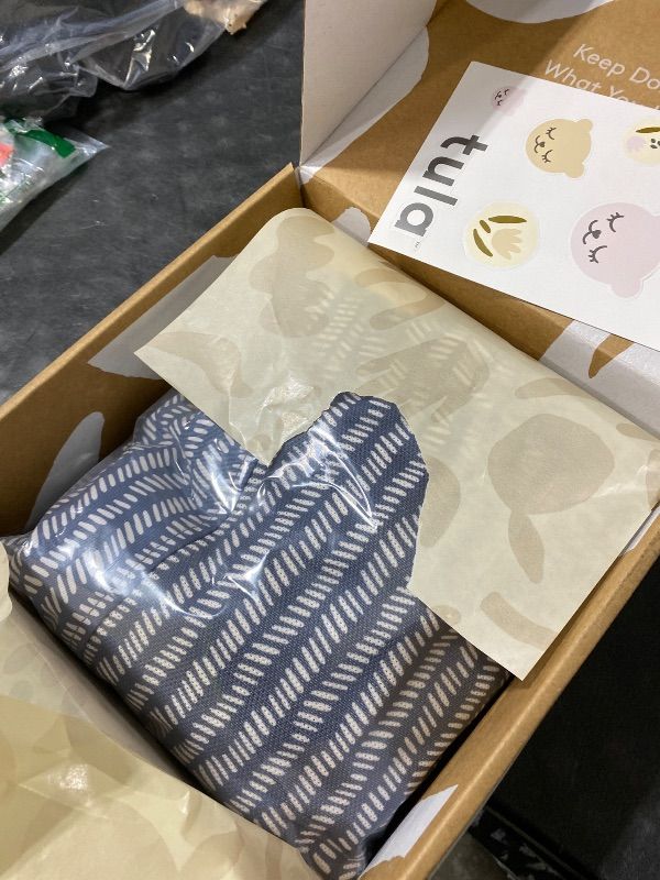 Photo 1 of Baby Tula Breathable Mesh Explore Panel Free-to-Grow Baby Carrier - Adjustable, Newborn to Toddler Carrier - Ergonomic Fit for 7lbs to 45lbs - 3 Position Carrying Options - Beyond (Steel Blue/Dash)