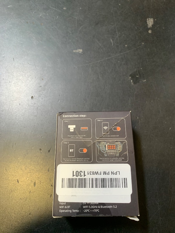 Photo 1 of ?2026 Upgarded?Wireless CarPlay Adapter for iPhone, Mini USB Design for Cars with Wired CarPlay, Fast Connection,5.8GHz WiFi,No Delay, Compatible with iOS 10+ & iPhone 6+, USB/Type C,Plug and Play