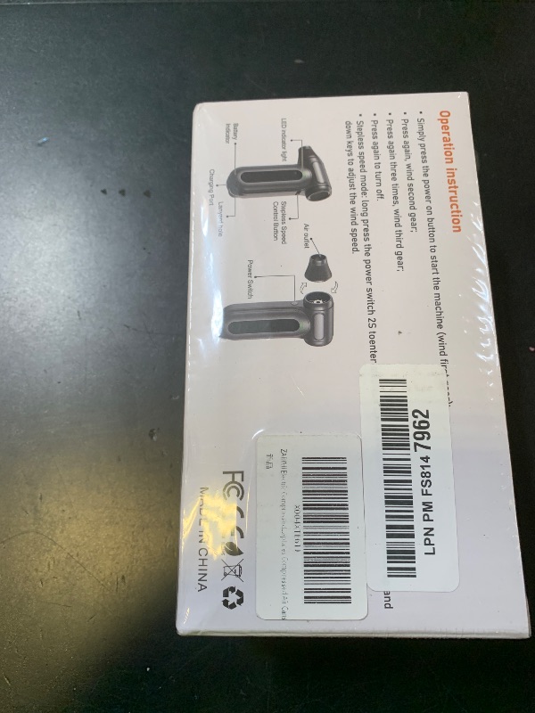 Photo 1 of ZARIMI Electric Compressed Air Duster, 170000RPM High-Speed Cordless Air Blower with Rechargeable Battery for Keyboard, PC & Electronics Car Cleaning, Reusable Canned Air Alternative