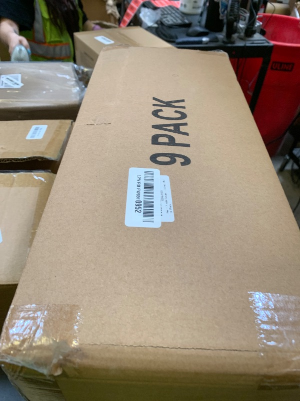 Photo 1 of 7 code Large Clear Shoe Boxes Organizer?Thicker Material? Stronger Shoe Box with Magnetic Door, Stackable Shoe Storage Box for Closet, Foldable Space-Saving Storage Bins Shoe Cabinet, White 9 Pack