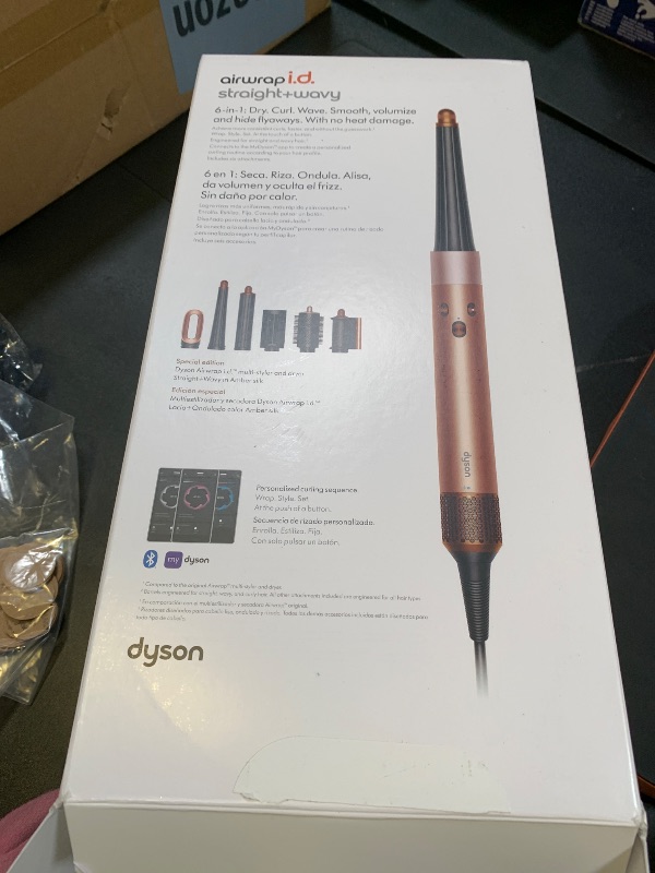 Photo 1 of Dyson Airwrap i.d. Multi-Styler, Allure Winner, Bluetooth Connected, No Heat Damage, 6-in-1 Versatility, Intelligent Hair Styler