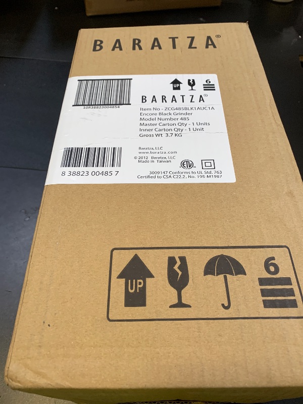 Photo 1 of Baratza Encore Coffee Grinder ZCG485BLK, Black