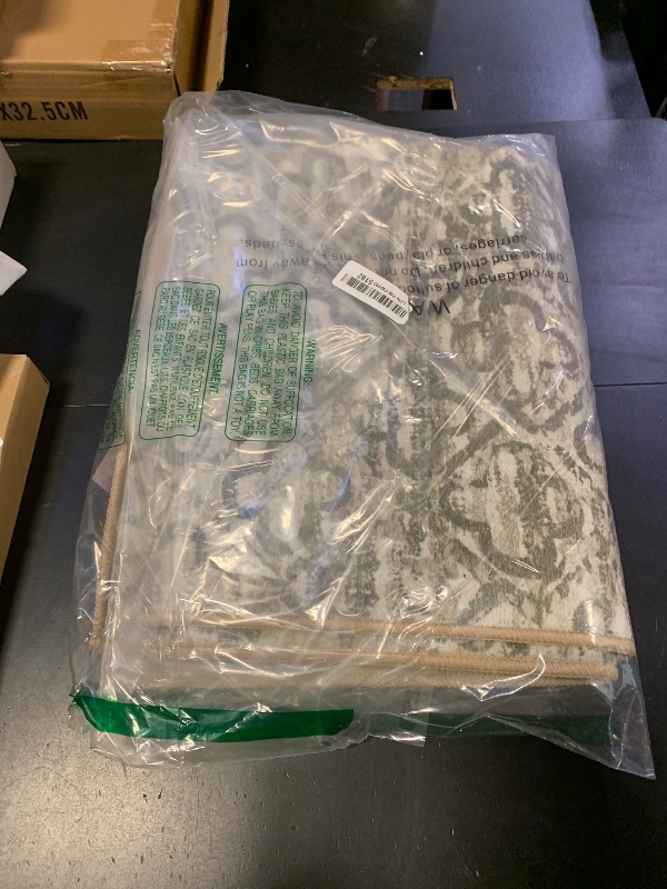 Photo 1 of **USED** RUGSURE Washable Area Rugs, 2'6'' x 8' - 1/6 Thick - Stain & Water Resistant Non-Slip - Perfect Resistant Rug for Living Room, Bedroom, Nursery, Pet & Child Friendly, Vibrant Colors Rugs, Brown