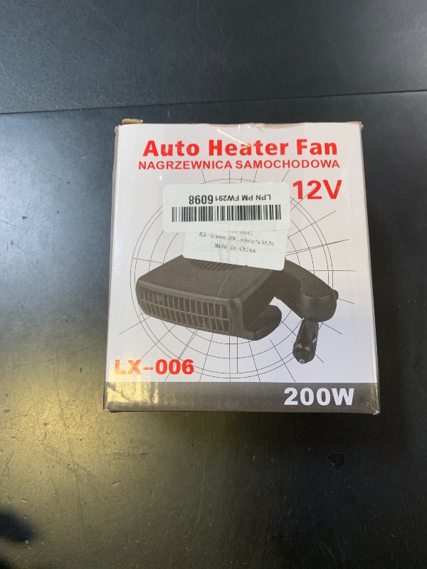 Photo 1 of Car Heater, 200W 12V Air Conditioner for Car,Portable Car Heater for Vehicle 2 in 1 Heating Fan Defroster Demister Cooling Fans Automotive Replacement Heater for SUV,RVs
