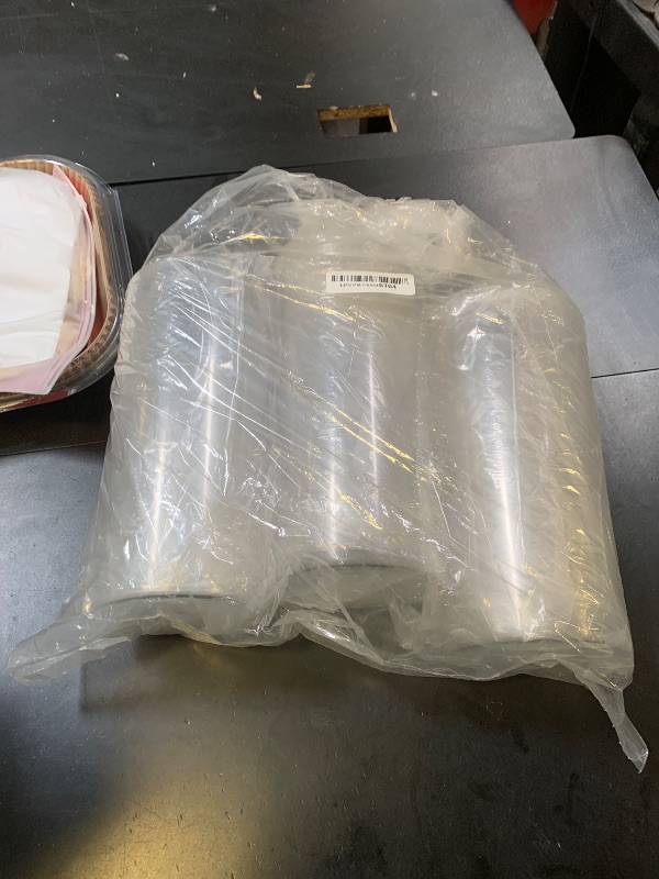 Photo 1 of 12 Pack Plastic Cylinder Vases, 4 6 8 10 Inch Tall Acrylic Cylinder Clear Flower Vase Set Bulk Glass Like Large Round Plastic Vases for Centerpiece Wedding Home Office (12)