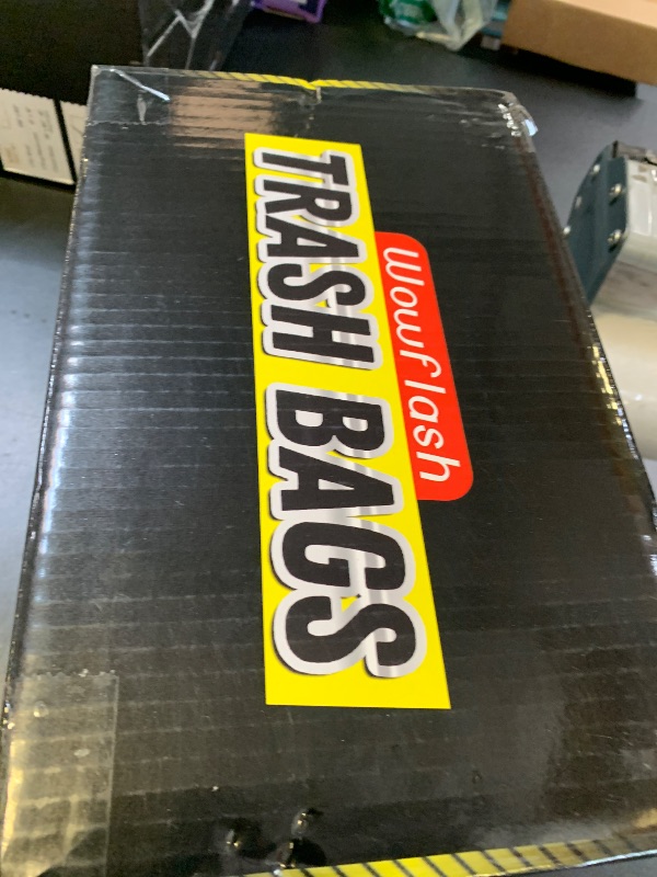 Photo 1 of 100 Count 55-60 Gallon Trash Bags, Sturdy & Tear-Resistant Commercial Can Liners 55 Gallon, Large Garbage Bags, Large Black Trash Bags for Commercial, Lawn and Leaf Bags