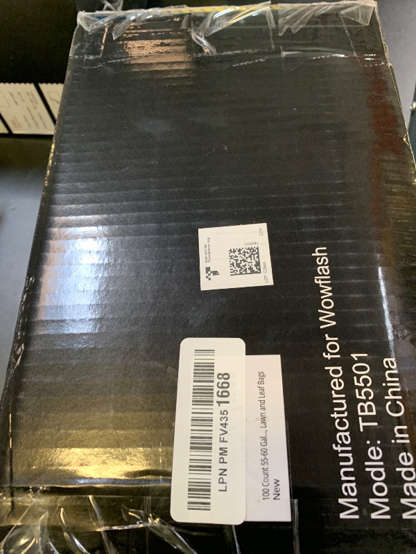 Photo 1 of 100 Count 55-60 Gallon Trash Bags, Sturdy & Tear-Resistant Commercial Can Liners 55 Gallon, Large Garbage Bags, Large Black Trash Bags for Commercial, Lawn and Leaf Bags