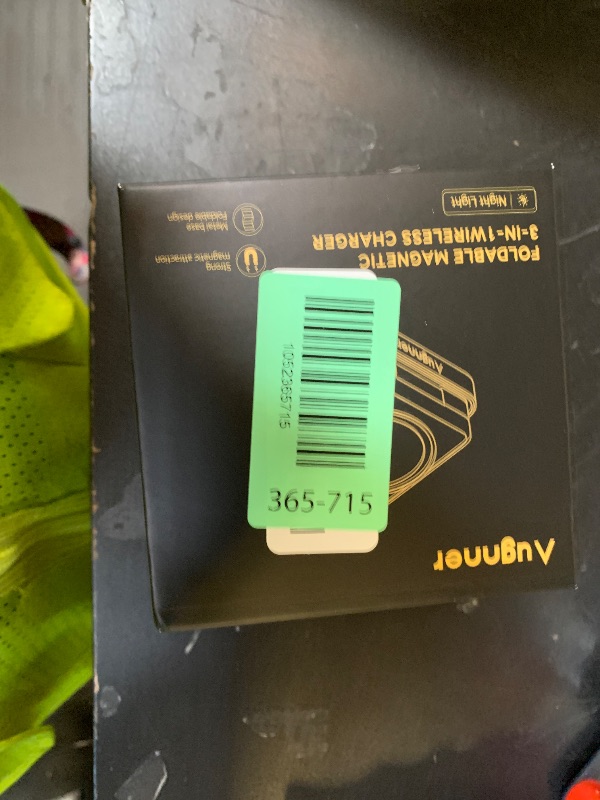 Photo 1 of ?2026 Upgraded?Wireless Charger 3 in 1, Foldable Wireless Charging Station with Night Light for Apple MagSafe Charger, Travel Magnetic Charger Stand, Nightstand Fast 15W Charging Station (20W Adapter)