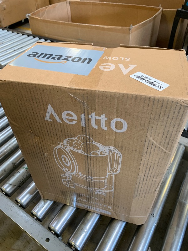 Photo 1 of Cold Press Juicer, 5.3" Extra Large Wide Mouth, Aeitto Slow Juicer Machines, High Juice Yield, Fit Whole Vegetables & Fruits, Professional Juice Extractor Machine,Self Feeding, Easy to Clean