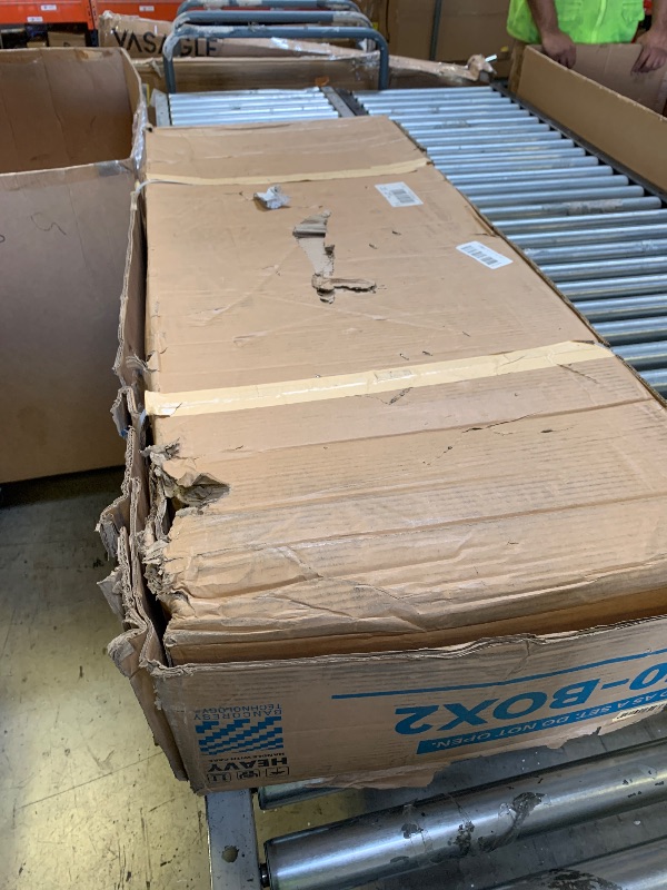 Photo 1 of **INCOMPLETE, BOX 2 OF 2 ONLY** Fitvids Multifunctional Home Gym Equipment with 160 lbs Weight Stack, Full Body Workout Weight Machine, Strength Training Exercise Equipment with Pulley System & Leg Press, All-in-One Workout Station