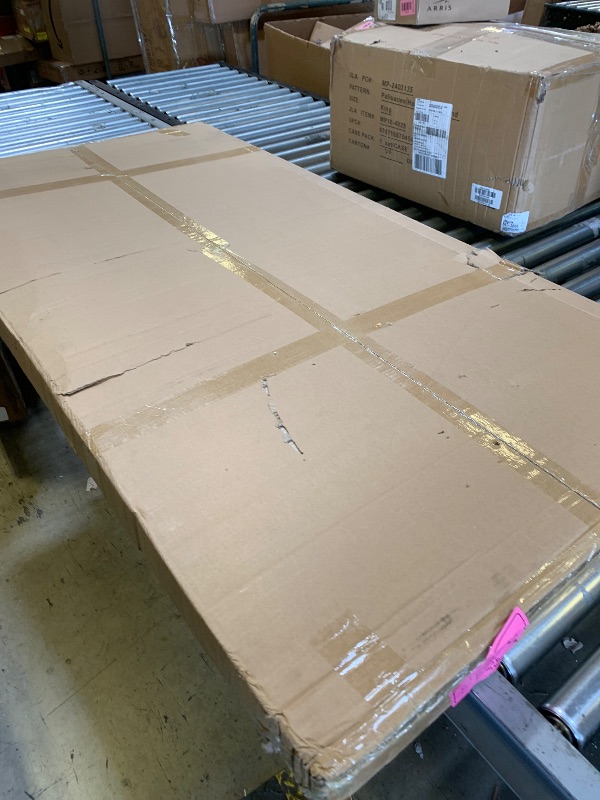 Photo 1 of Corbyles 2-Tier Washer Dryer Countertop with 2.75" H Edge Rails, 58" W x 28" D Laundry Countertop for Folding Clothes, Washer and Dryer Topper with Non-Slip Pad (Dark Walnut)