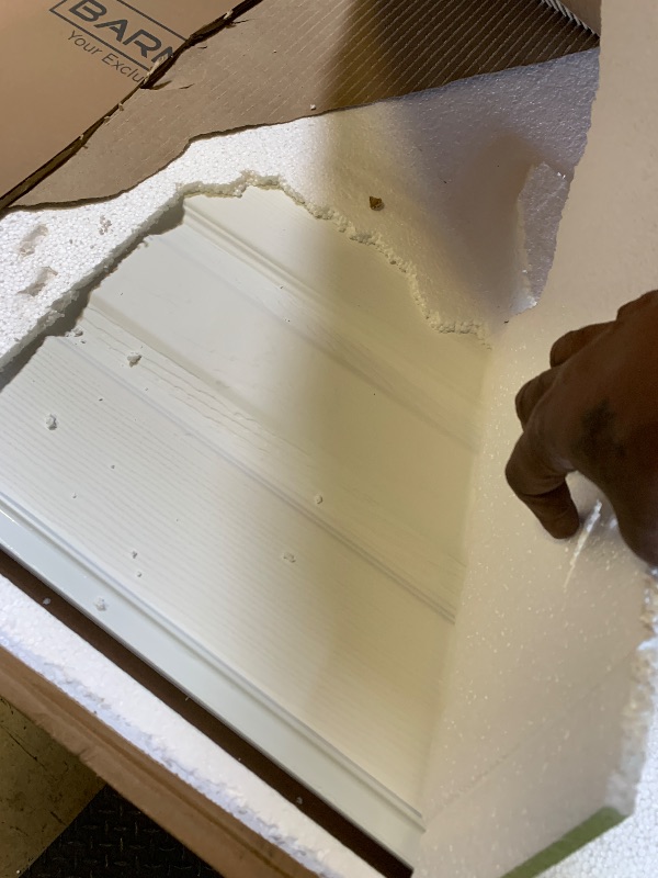 View 2 of BARNSMITH 48x80 in 6-Panel Bypass Sliding Closet Door, Steel Frame White Primed Bypass Door with Top & Bottom Track Hardware Kits, Paintable and Lightweight