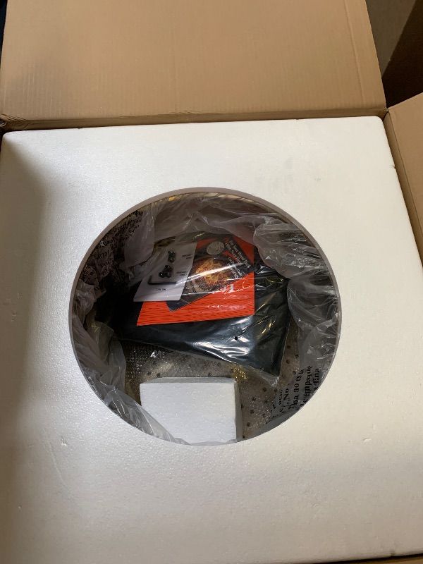 Photo 1 of TIKI Patio Smokeless Outdoor Fire Pit, 25-Inch Wood-Burning Bonfire with Removable Ash Pan, Stand, and Weather-Resistant Cover