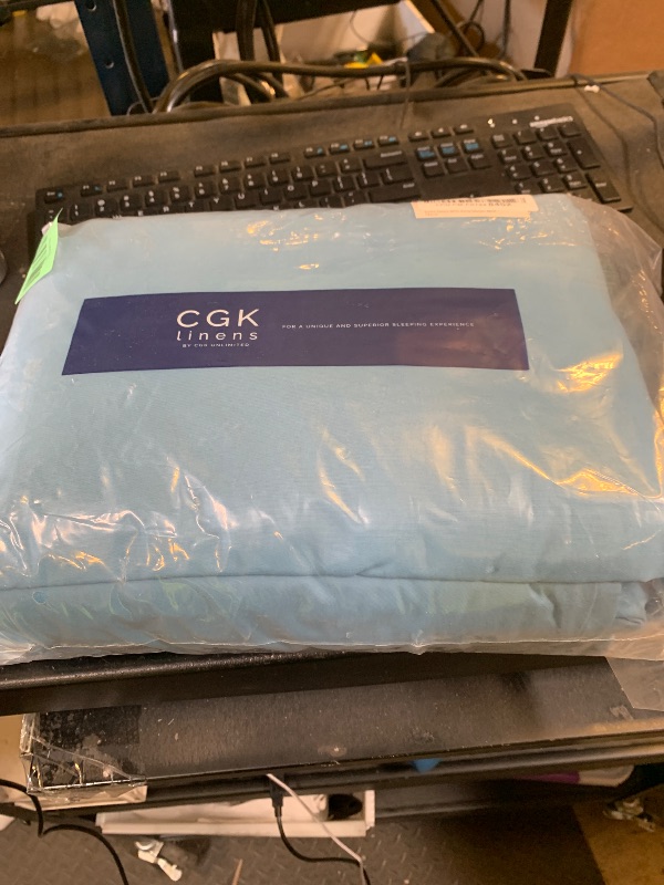 Photo 1 of **USED** Extra Deep King Sheet Set - 6 Piece Breathable and Cooling Sheets - Hotel Luxury Bedding for Women, Men, Kids & Teens - Easy & Secure Fit - Soft, Wrinkle Free & Comfy - Extra Deep Pockets - Denim Blue