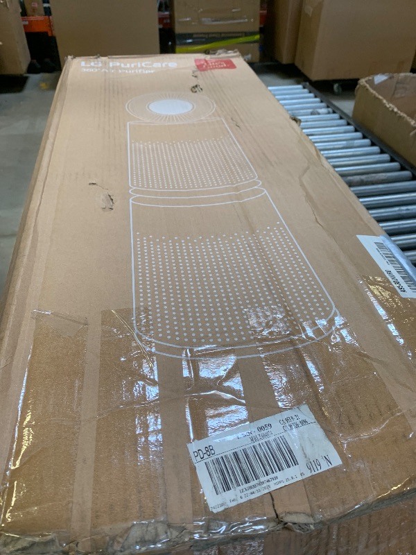 Photo 1 of LG
PuriCare 360 Air Purifiers for Home, Large and Small Room, Bedroom, Up to 2,059 ft² in 1 Hr with NanoFiber True HEPA Filter, 360 Degrees of Filtration, WiFi, Air Quality Monitor, Low Noise