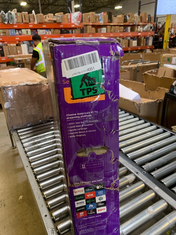 Photo 1 of Roku Smart TV – 50-Inch Select Series, 4K HDR TV – RokuTV with Enhanced Voice Remote – Flat Screen LED Television with Wi-Fi for Streaming Live Local News, Sports, Family Entertainment