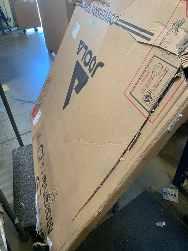 Photo 1 of JOOLA Ping Pong Conversion Top with Net Set for Billiard and Pool Tables - Regulation Top Converts Billiards into Ping Pong Table - Includes Foam Padding for Protection - Steel Frame Option