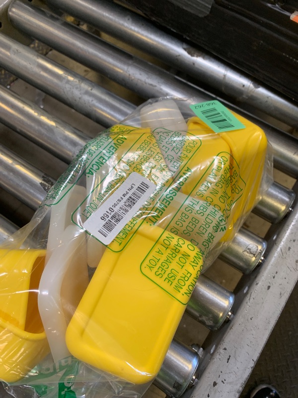 Photo 1 of Nuogo 8 Pcs 1 Cup Silicone Freezer Containers with Lid Soup Freezer Molds Silicone Soup Containers Rectangle Trays Reusable Food Preserving Tray Ice Trays for Soups Sauces Stews(Yellow)