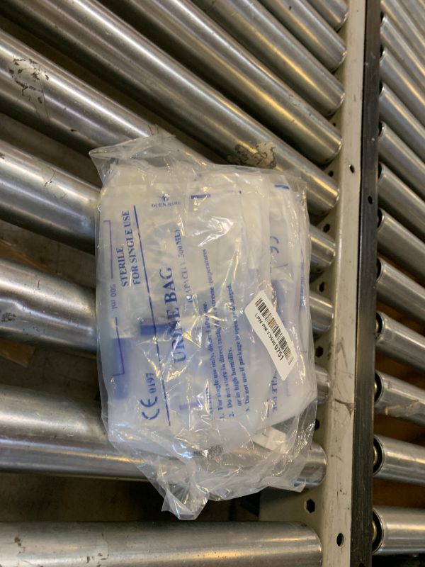 Photo 1 of 10-Pack Urine Drainage Bags 500 ML with Soft Adjustable Straps, Anti-Reflux Valve, and Easy-Drain Switch Urinary Leg Bags Suitable for Home and Hospitals Health Aids