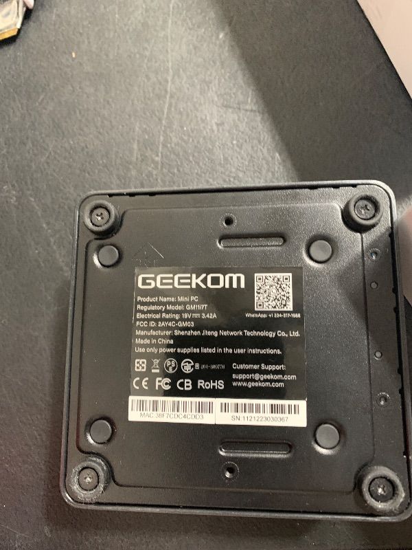 Photo 1 of GEEKOM A9 Max AI Mini PC, with AMD Ryzen AI 9 HX 370 (80 Tops), Copilot+ PC, Radeon 890M, 32GB DDR5 (Not LPDDR), 1TB SSD, Win 11 Pro, WiFi 7, BT 5.4, USB4, HDMI 2.1, Dual 2.5GbE, 8K, 3-Year Warranty