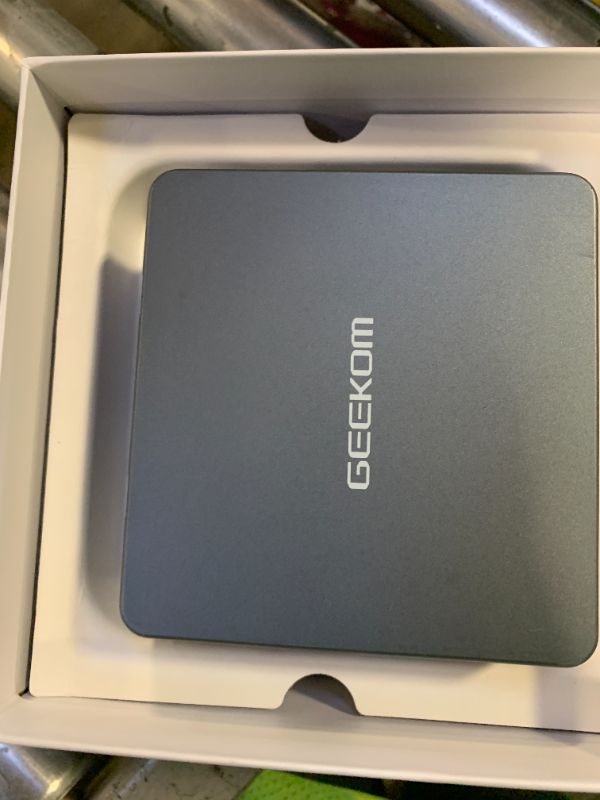 Photo 1 of GEEKOM A9 Max AI Mini PC, with AMD Ryzen AI 9 HX 370 (80 Tops), Copilot+ PC, Radeon 890M, 32GB DDR5 (Not LPDDR), 1TB SSD, Win 11 Pro, WiFi 7, BT 5.4, USB4, HDMI 2.1, Dual 2.5GbE, 8K, 3-Year Warranty
