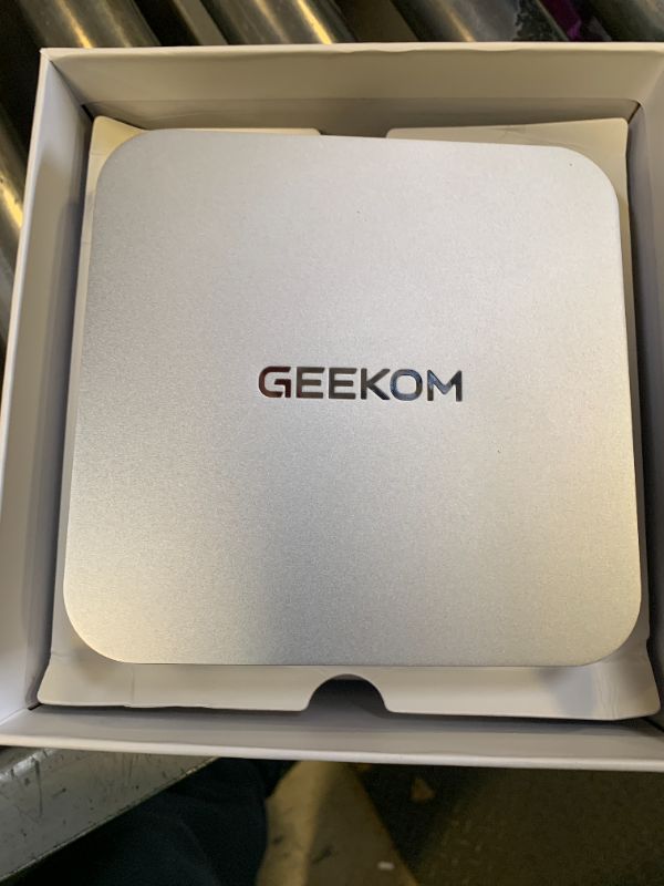 Photo 1 of GEEKOM A9 Max AI Mini PC, with AMD Ryzen AI 9 HX 370 (80 Tops), Copilot+ PC, Radeon 890M, 32GB DDR5 (Not LPDDR), 1TB SSD, Win 11 Pro, WiFi 7, BT 5.4, USB4, HDMI 2.1, Dual 2.5GbE, 8K, 3-Year Warranty
