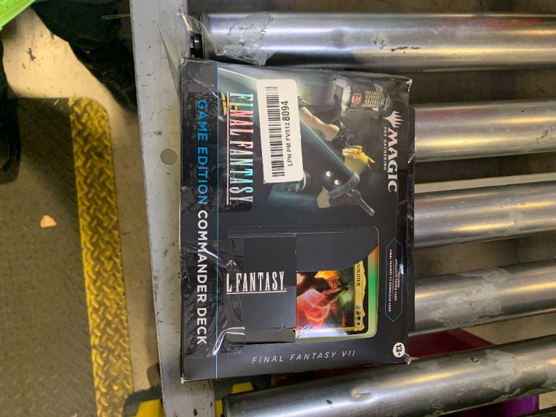 Photo 1 of Magic: The Gathering Final Fantasy VII Commander Deck - Game Edition (Limit Break Commander Deck, Exclusive Promo Card, Final Fantasy VII Video Game Download Code, and Accessories)