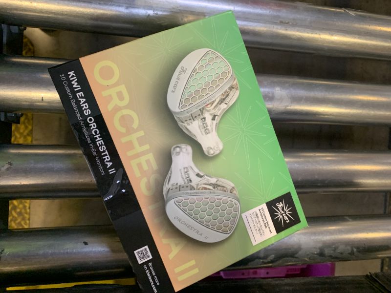 Photo 1 of Linsoul Kiwi Ears Orchestra II 10BA Professional in-Ear Monitor, HiFi Wired IEM Earbuds with Superlative Tonal Balance, Handcrafts Shell for All Individuals and Music Genres (Silver)