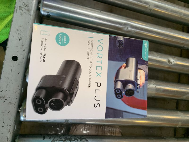 Photo 1 of Lectron NACS to CCS Electric Vehicle Adapter with Interlock - (500A/1,000V) - Compatible with Tesla Superchargers - CCS1 EV Fast Charging with Vortex Plus [Check Automaker for Compatibility] - UL 2252