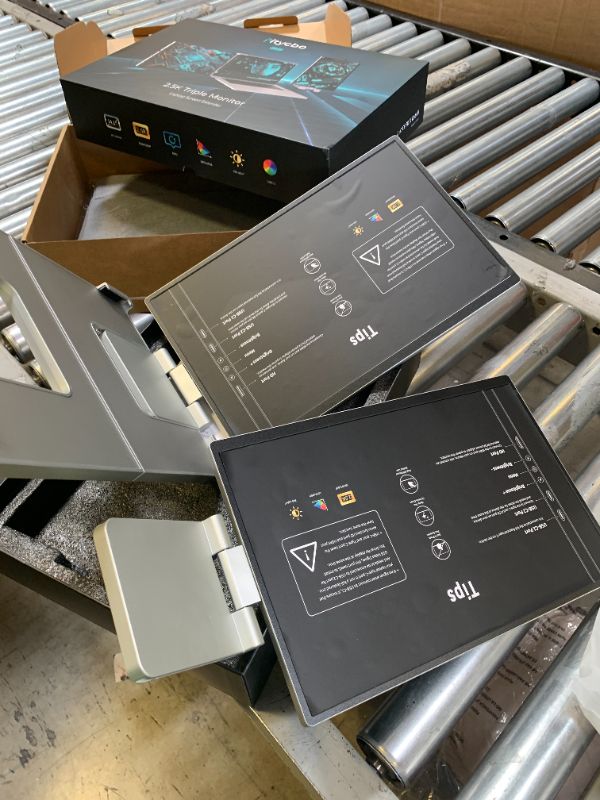 Photo 1 of Pitycbo Laptop Screen Extender Monitor Portable - 2.5K Triple Laptop Screen Extender, Plug and Play Multiple Screens Extended Fits 13-17.3 Inch Laptops Compatible with, Windows, Chrome, Dex