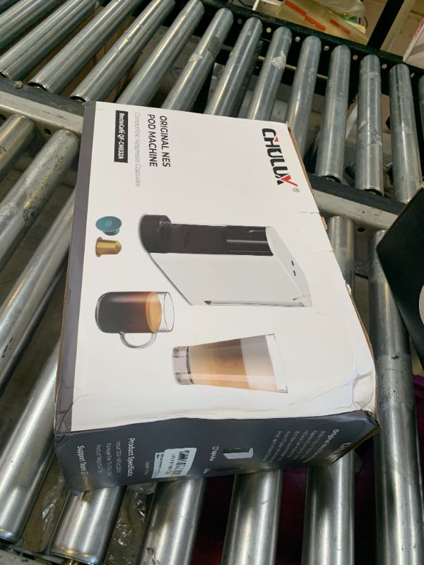 Photo 1 of CHULUX RectoCafé Espresso Machine for Nespresso Original Capsule Pod, 20 Bar Professional Italian Pump Coffee Machine, Extra Mini Espresso Maker for Home & Office, Black