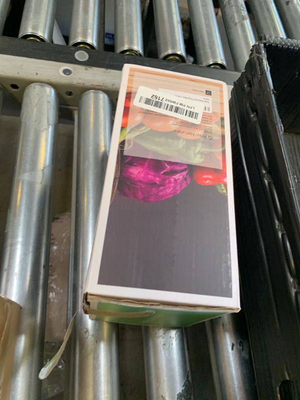 Photo 1 of Prep Naturals 3-in-1 Manual French Fry Cutter - Interchangeable Blades for Potato Cutter & Fry Slicer - Functions as Potato Dicer & Food Dicer - Includes Safety Glove - Medium, Gray